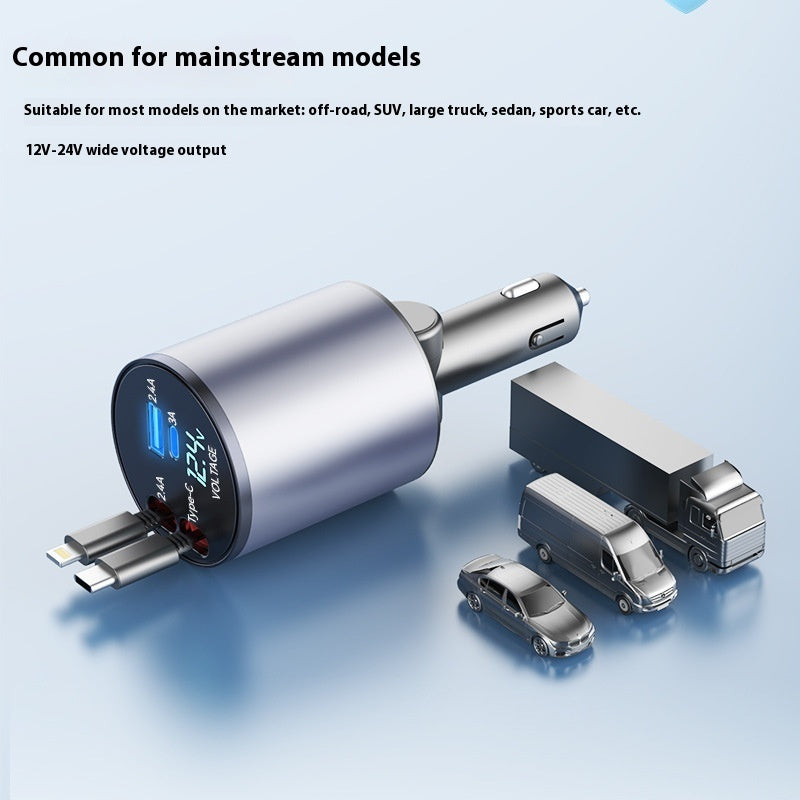 Metal Cigarette Lighter Car Charger