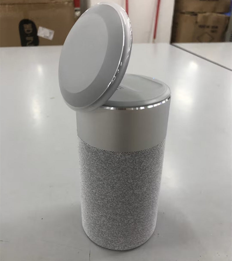 Portable Bluetooth Speaker With Touch Lamp For Home And Office  3 In 1 Multi-Function IPhone And AirPods Wireless Charger