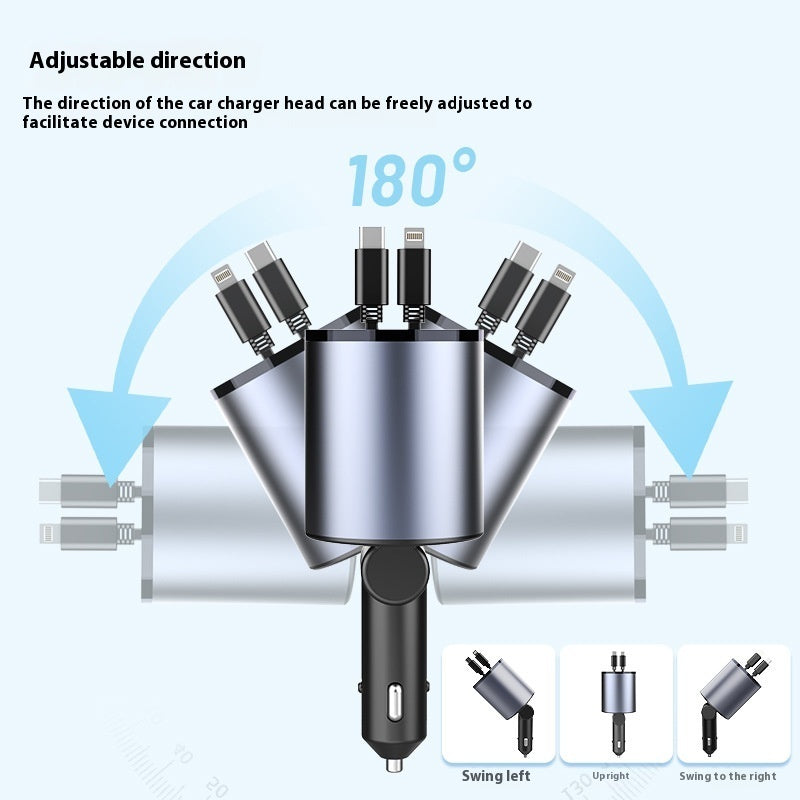 Metal Cigarette Lighter Car Charger