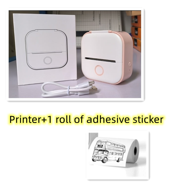 Portable Mini Thermal Label Printer Bluetooth-compatible Mini Label Printer Price Tag