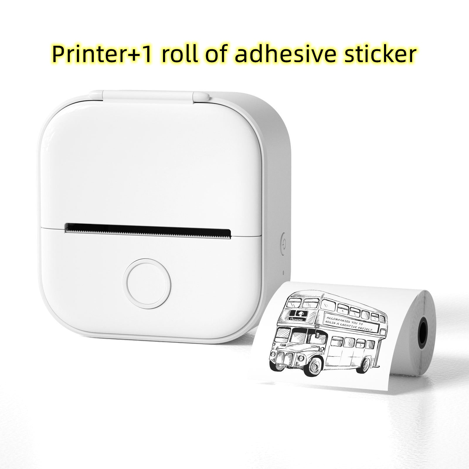Portable Mini Thermal Label Printer Bluetooth-compatible Mini Label Printer Price Tag